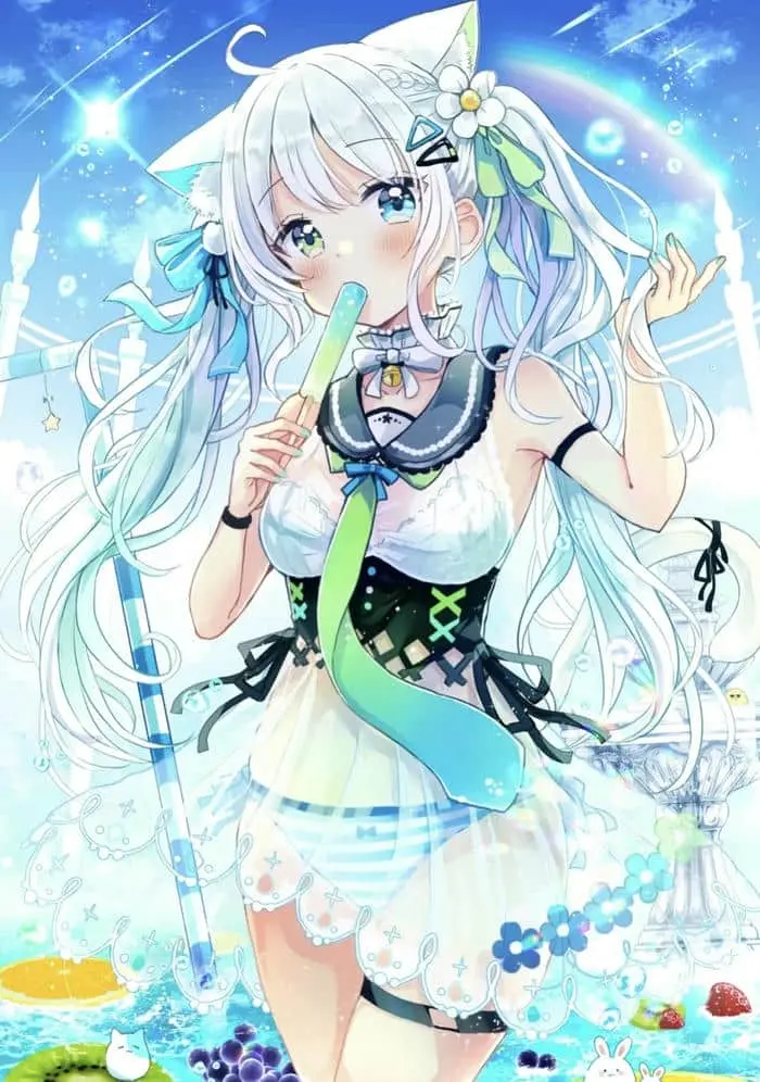 Anime bikini dễ thương vẻ đẹp mùa hè trong trang phục tắm mát mẻ Anime bikini dễ thương vẻ đẹp mùa hè trong trang phục tắm mát mẻ