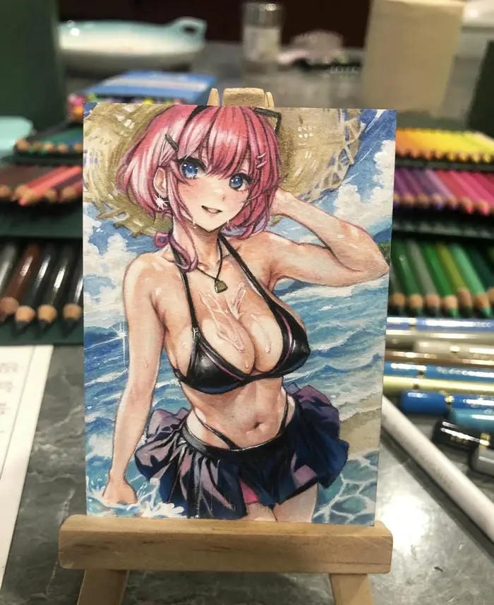 Anime bikini quyến rũ tranh vẽ nhân vật nữ mặc đồ bơi gợi cảm Anime bikini quyến rũ tranh vẽ nhân vật nữ mặc đồ bơi gợi cảm