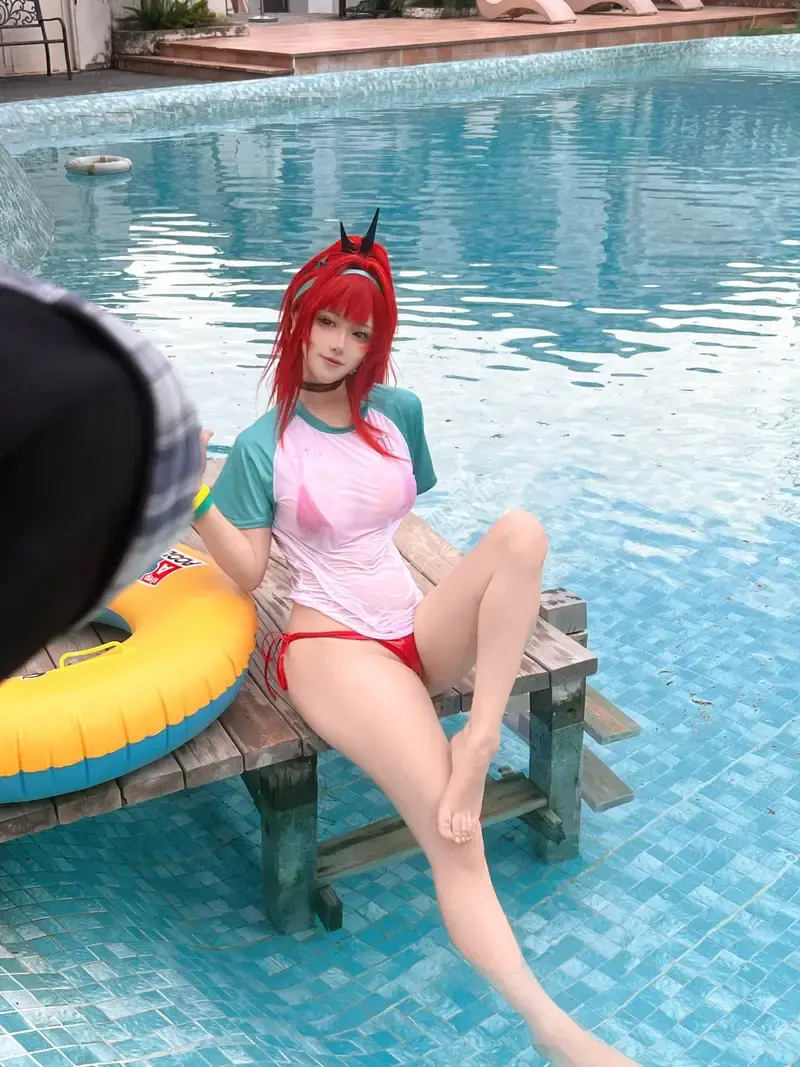 Cosplay anime lồn hồng ướt dạng háng pool Cosplay anime lồn hồng ướt dạng háng pool