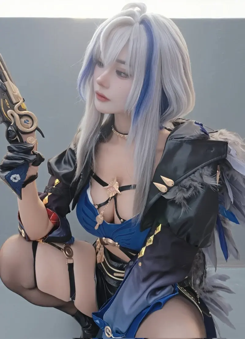 Cosplay anime vú bự chổng mông cầm súng dâm Cosplay anime vú bự chổng mông cầm súng dâm