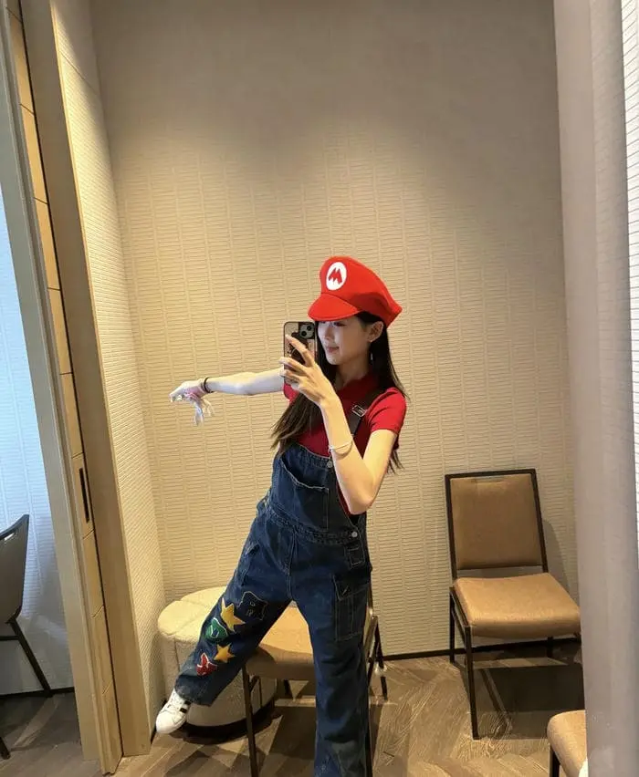 Cosplay cute mario dễ thương trang phục nhân vật hoạt hình đáng yêu Cosplay cute mario dễ thương trang phục nhân vật hoạt hình đáng yêu