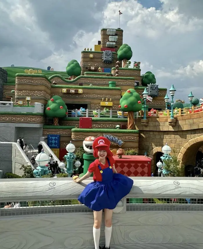 Cosplay cute nàng công chúa peach dễ thương trong thế giới mario adventure Cosplay cute nàng công chúa peach dễ thương trong thế giới mario adventure