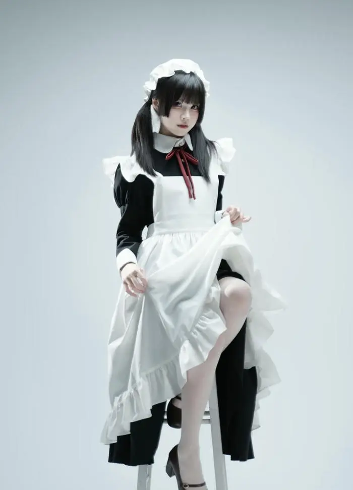 Cosplay hầu gái xinh đẹp vẻ ngoài đáng yêu và quyến rũ Cosplay hầu gái xinh đẹp vẻ ngoài đáng yêu và quyến rũ