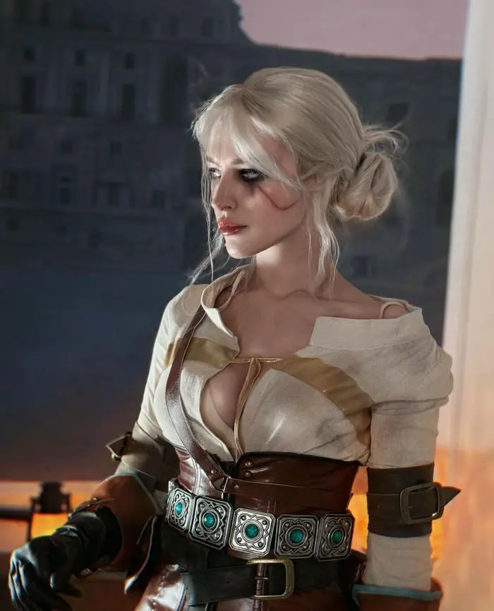 Cosplay Yennefer vú bự lồn thèm cặc Cosplay Yennefer vú bự lồn thèm cặc