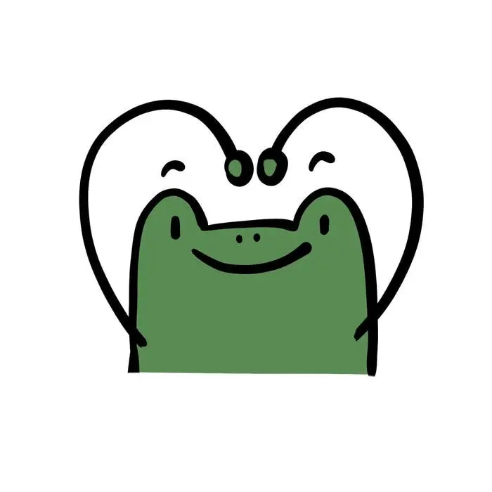Ếch xanh pepe đáng yêu biểu cảm tình cảm trái tim vui nhộn Ếch xanh pepe đáng yêu biểu cảm tình cảm trái tim vui nhộn