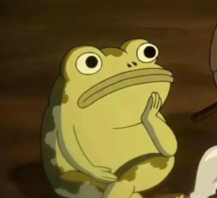 Ếch xanh pepe suy tư biểu cảm hài hước của chú ếch ngộ nghĩnh Ếch xanh pepe suy tư biểu cảm hài hước của chú ếch ngộ nghĩnh