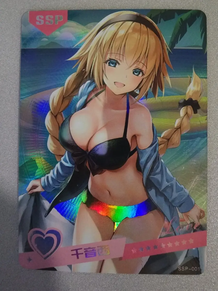 Gái anime tóc vàng mặc bikini đen gợi cảm trên bãi biển lấp lánh Gái anime tóc vàng mặc bikini đen gợi cảm trên bãi biển lấp lánh