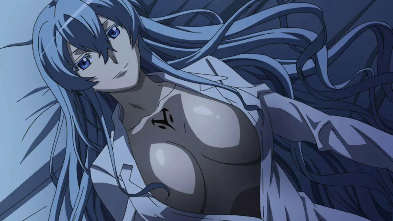 Gái anime tóc xanh dài ngực to tròn nằm trên giường quyến rũ Gái anime tóc xanh dài ngực to tròn nằm trên giường quyến rũ