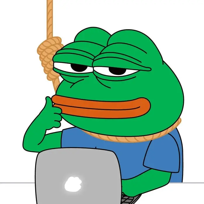 Meme ếch xanh pepe suy tư trước máy tính biểu tượng cảm xúc buồn bã Meme ếch xanh pepe suy tư trước máy tính biểu tượng cảm xúc buồn bã