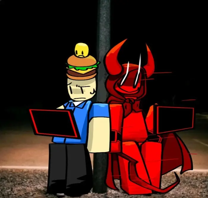 Meme roblox bá đạo cặp đôi quái dị hài hước trong đêm tối Meme roblox bá đạo cặp đôi quái dị hài hước trong đêm tối