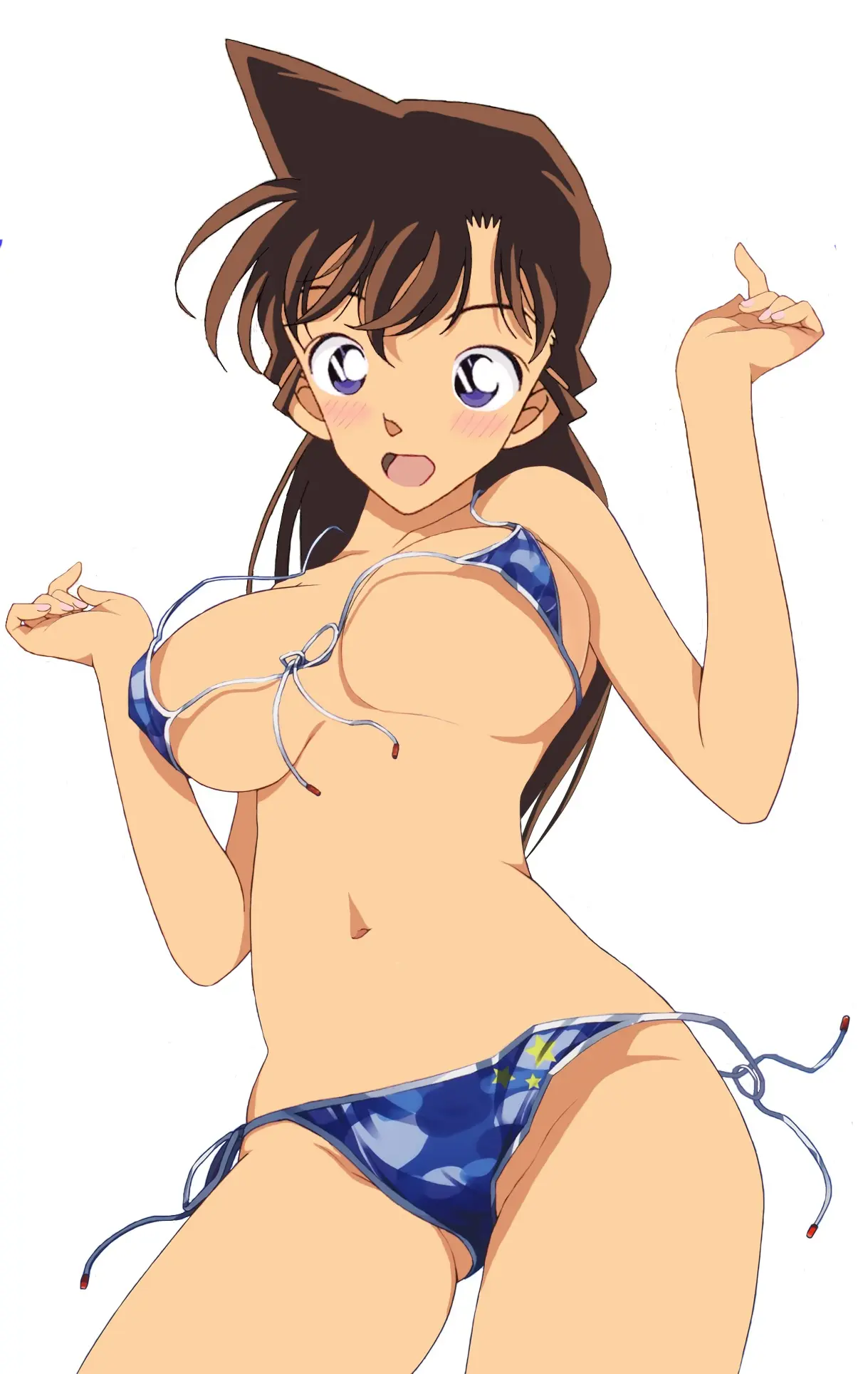 Mori ran hentai mặc bikini xanh bó sát khoe ngực lớn thân hình gợi cảm Mori ran hentai mặc bikini xanh bó sát khoe ngực lớn thân hình gợi cảm