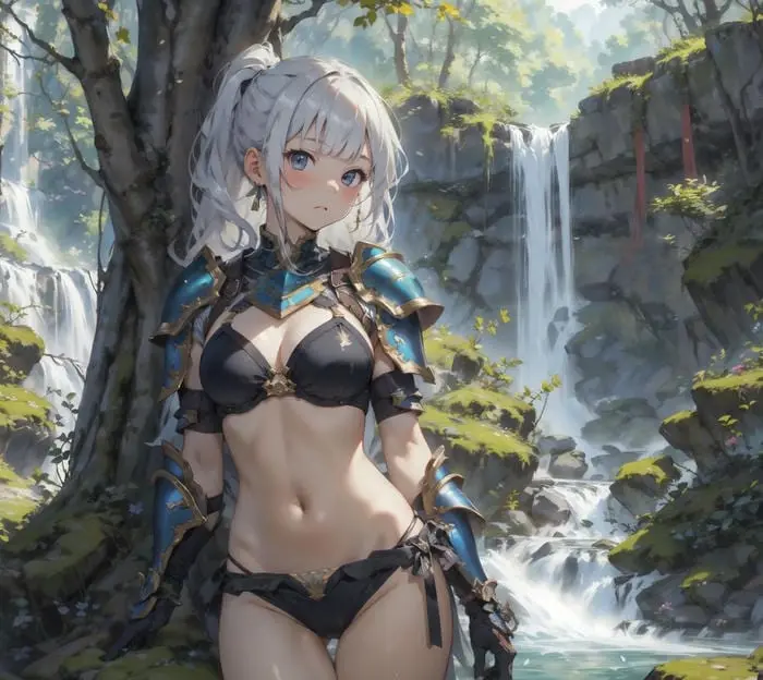 Nữ chiến binh anime gợi cảm trong trang phục tắm hai mảnh Nữ chiến binh anime gợi cảm trong trang phục tắm hai mảnh