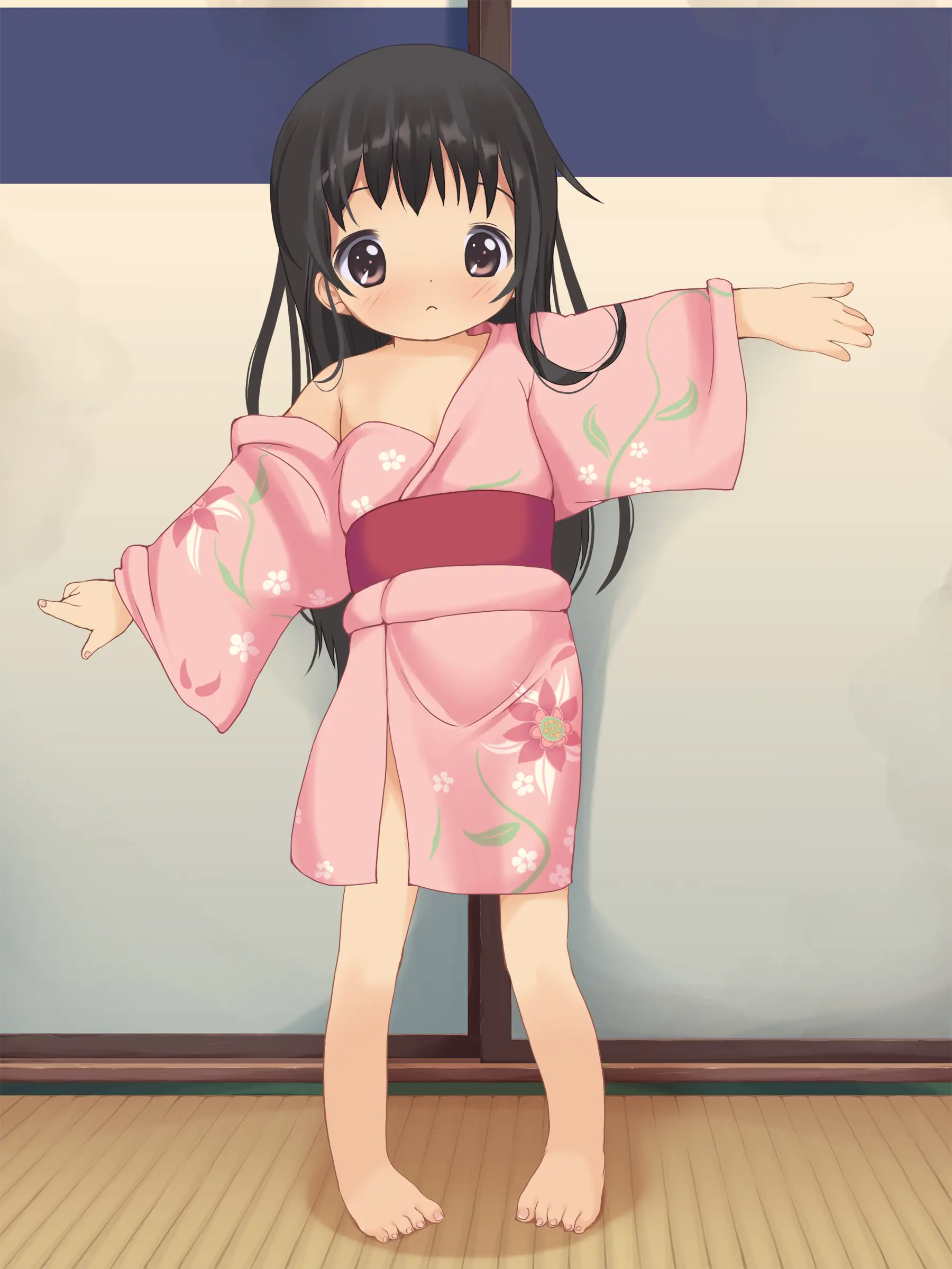 Cô gái anime loli mặc yukata hồng hở ngực dễ thương trong ảnh power hentai Cô gái anime loli mặc yukata hồng hở ngực dễ thương trong ảnh power hentai